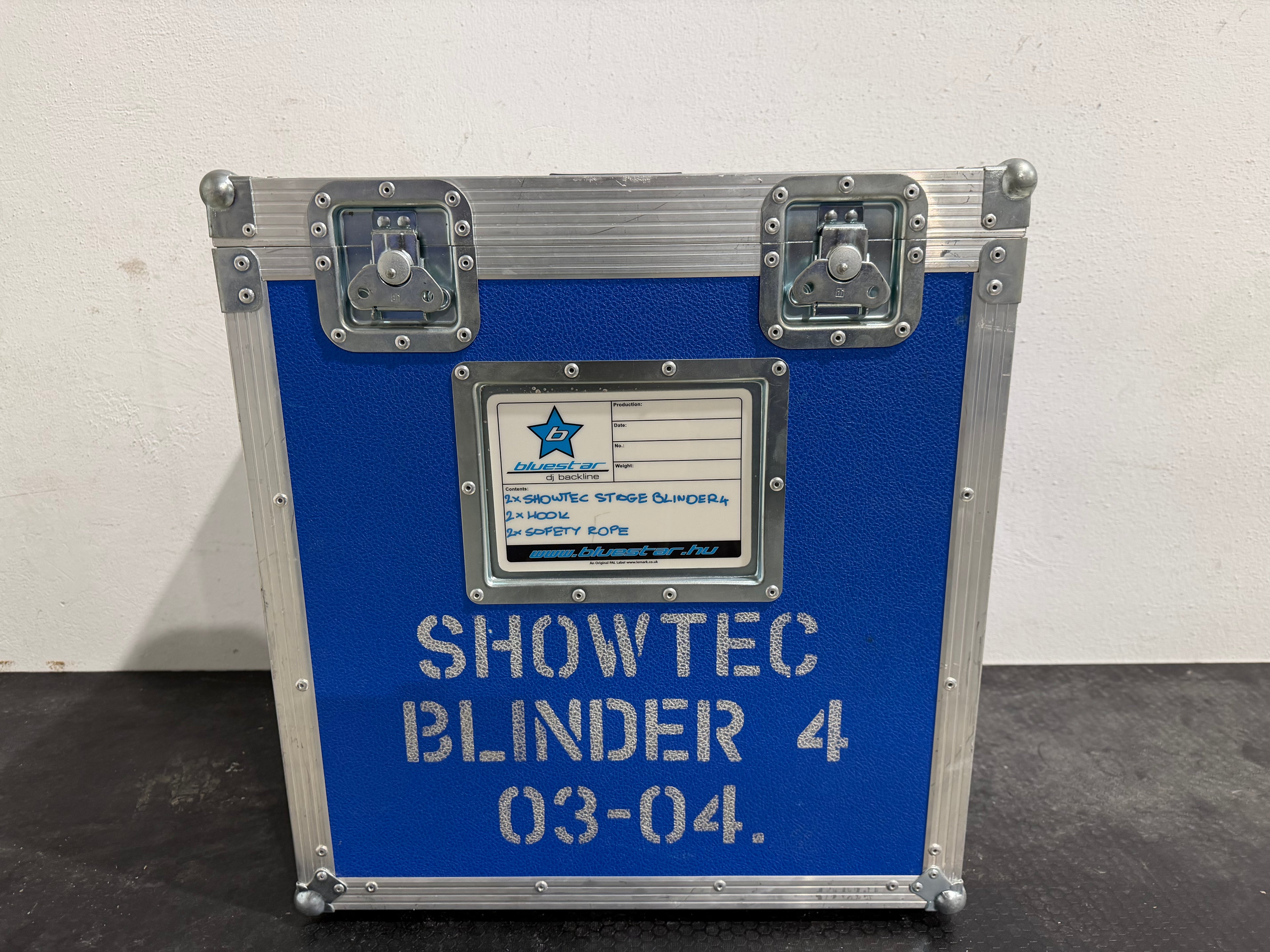 SHOWTEC STAGE BLINDER 4 DMX 2 pc SET